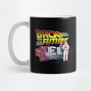 back to the future, doc brown, marty mcfly, delorean Mug